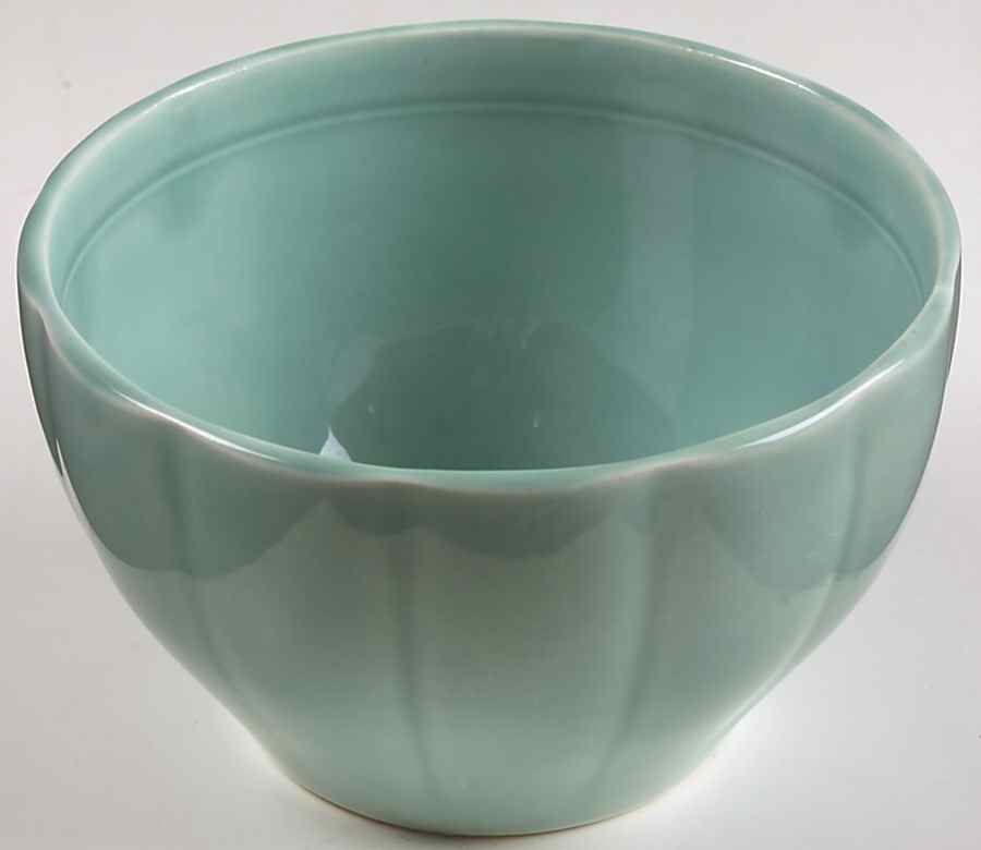 Petalware Turquoise Cranberry Bowl by WS George-1