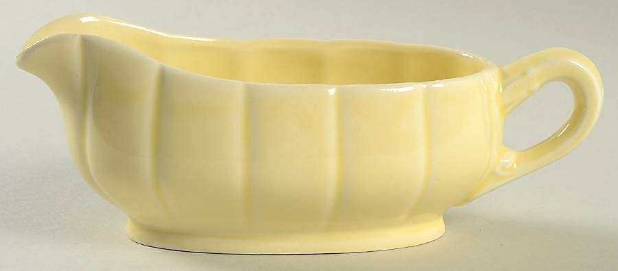 Petalware Yellow Gravy Boat by WS George-1