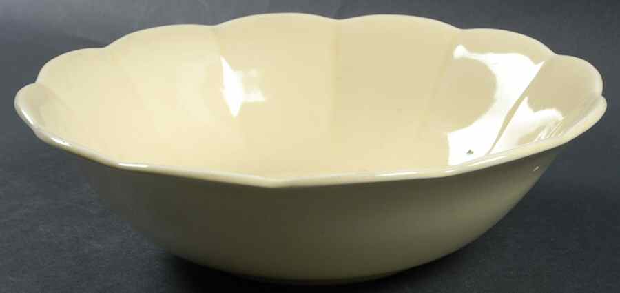 Petalware Yellow 9" Round Vegetable Bowl by WS George-1
