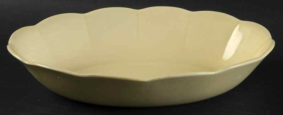 Petalware Yellow 9" Oval Vegetable Bowl by WS George-1