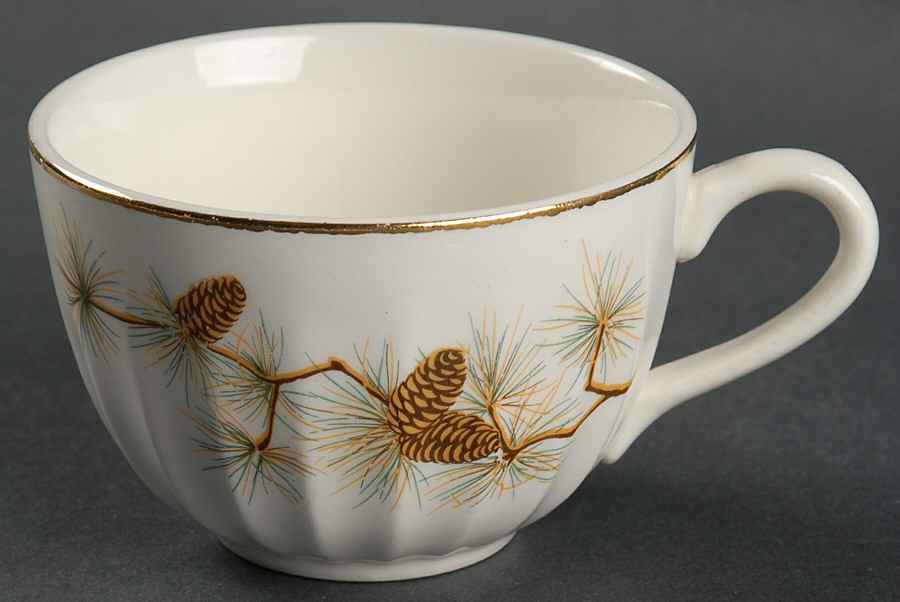 Pine Cone Flat Cup by WS George-1