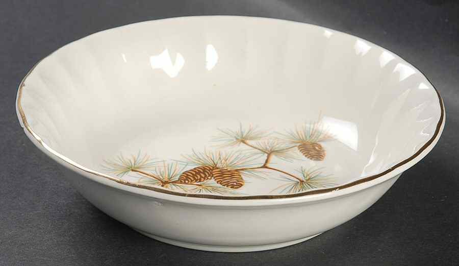 Pine Cone Coupe Cereal Bowl by WS George-1