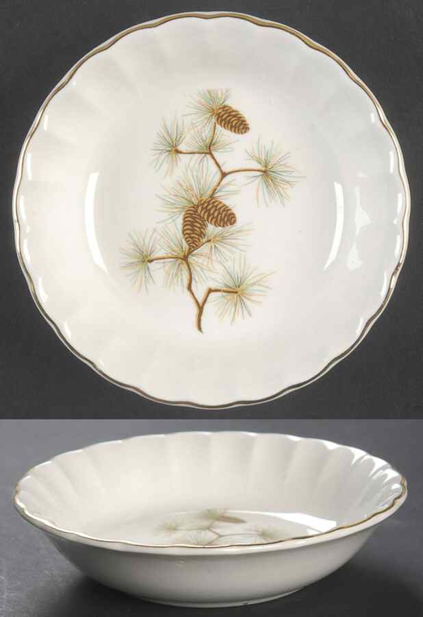 Pine Cone Fruit/Dessert (Sauce) Bowl by WS George-1