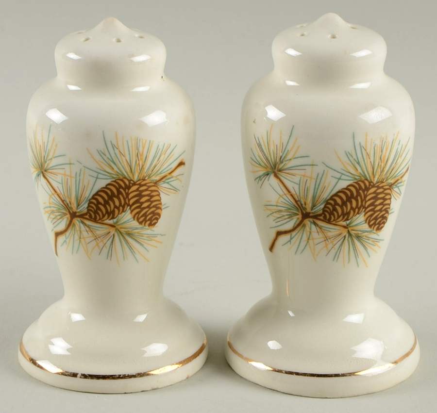 Pine Cone Salt & Pepper Set by WS George-1