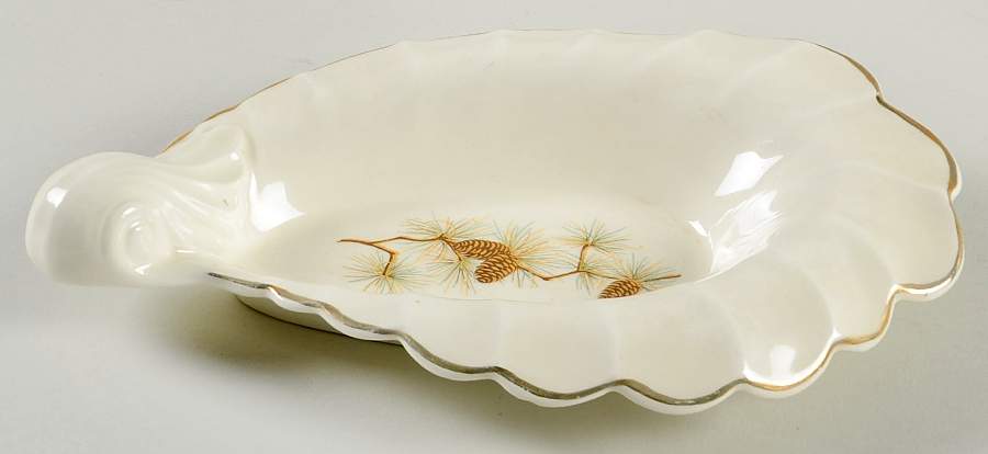 Pine Cone Shell Shaped Dish by WS George-1