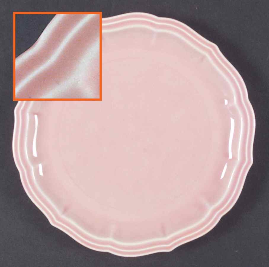 Rainbow Pink Salad Plate by WS George-1