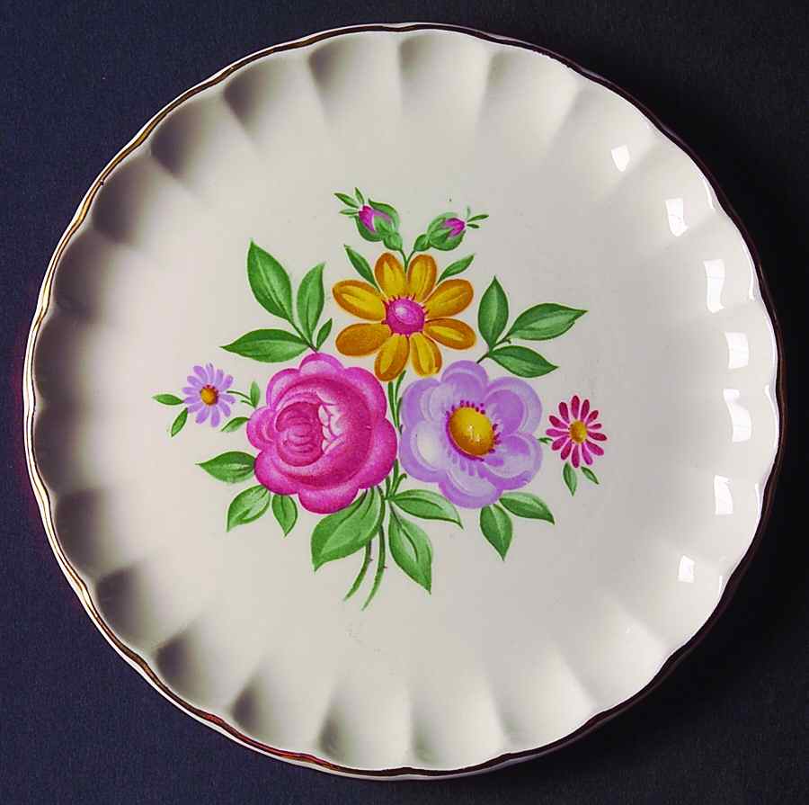 Romance Bread & Butter Plate by WS George-1