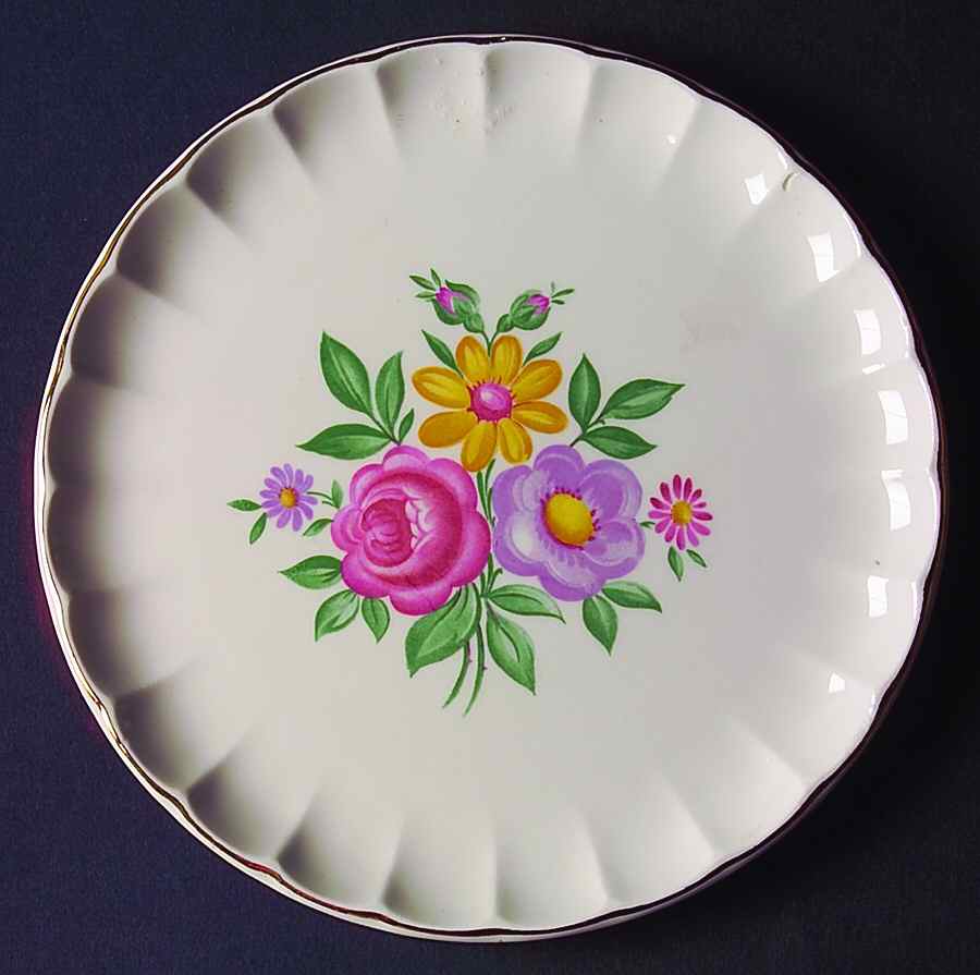 Romance Salad Plate by WS George-1
