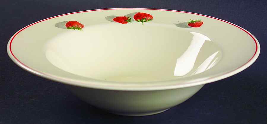 Shortcake Rim Soup Bowl by WS George-1