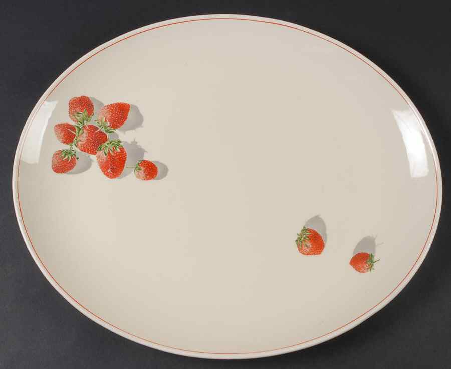 Shortcake 15" Oval Serving Platter by WS George-1