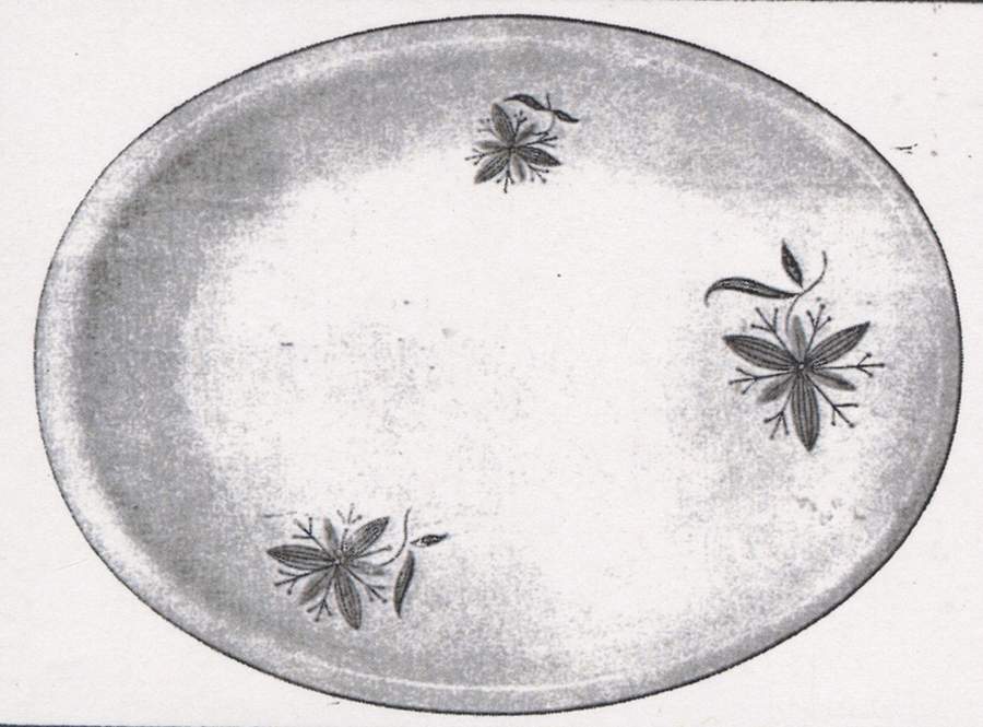 Today 14" Oval Serving Platter by WS George-1