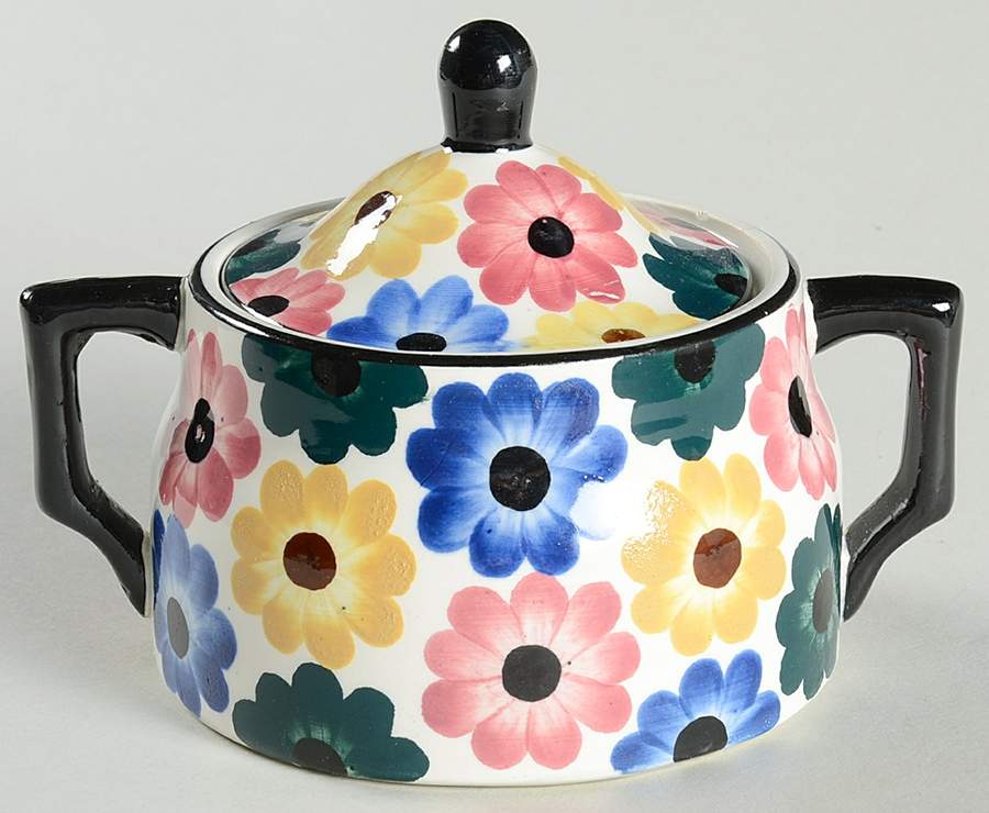 GGE1 Sugar Bowl & Lid by Ges Gesch (Germany)-1