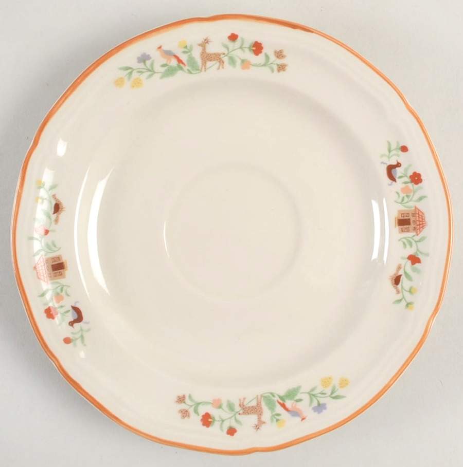 Adam and Eve Saucer by Gibson Designs-1