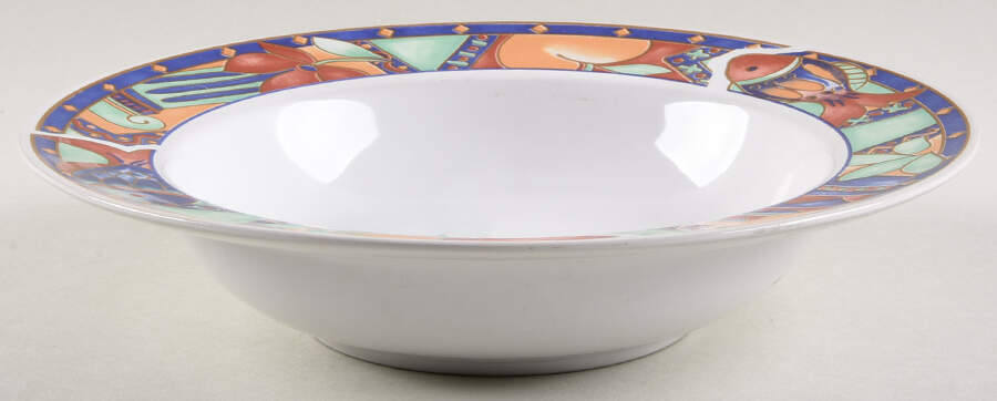 Aegean Rim Soup Bowl by Gibson Designs-1