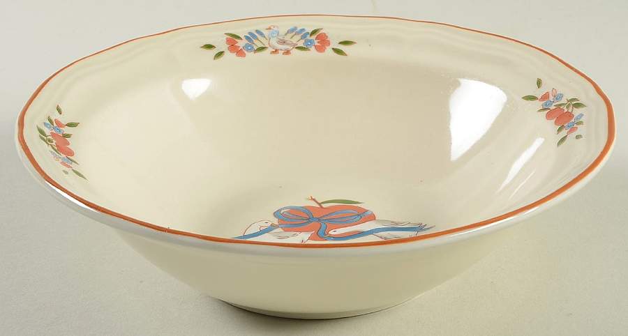 Applejack Rim Cereal Bowl by Gibson Designs-1