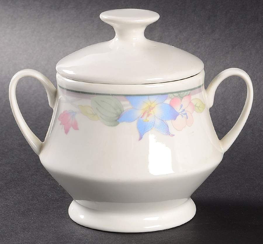 Aurora Sugar Bowl & Lid by Gibson Designs-1