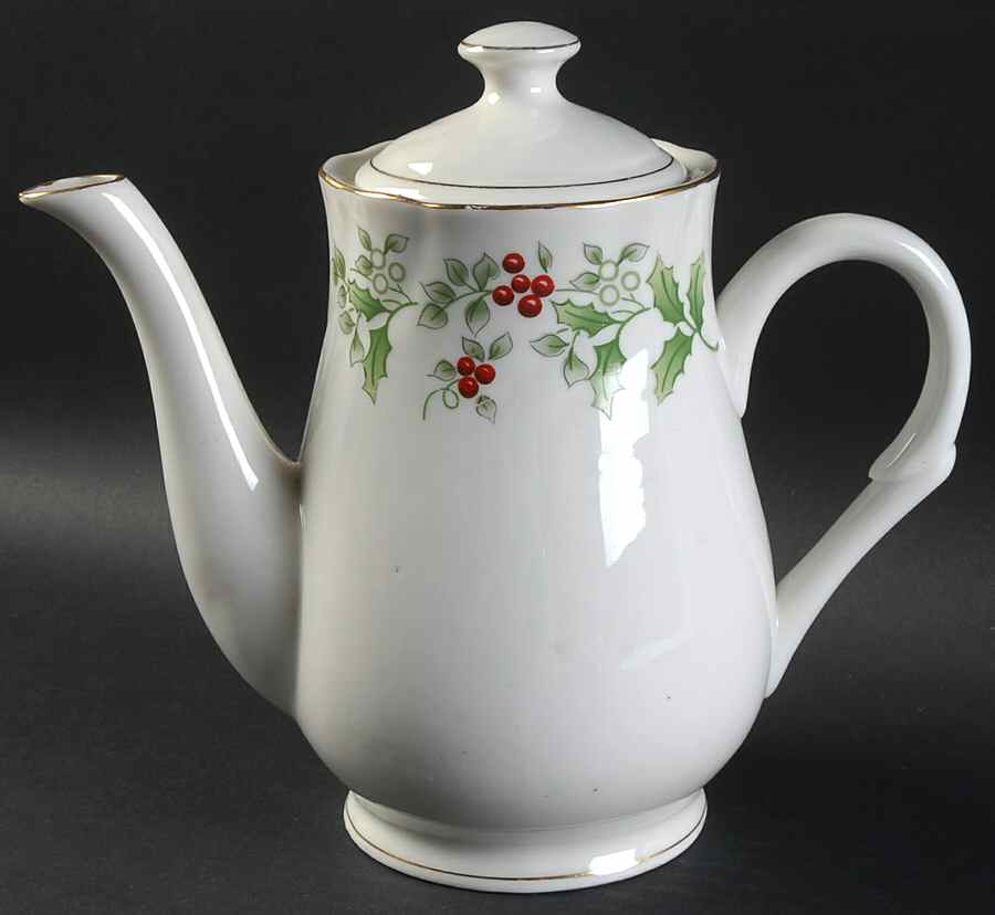 Christmas Charm-Delight-Holiday-Harmony Coffee Pot & Lid by Gibson Designs-1
