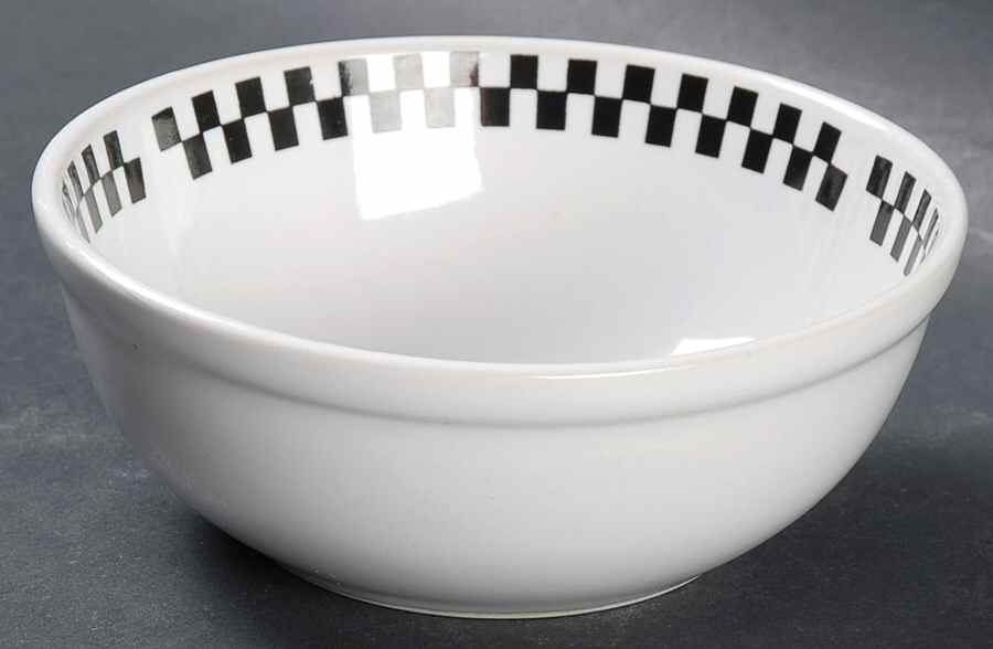 Checkers Coupe Cereal Bowl by Gibson Designs-1