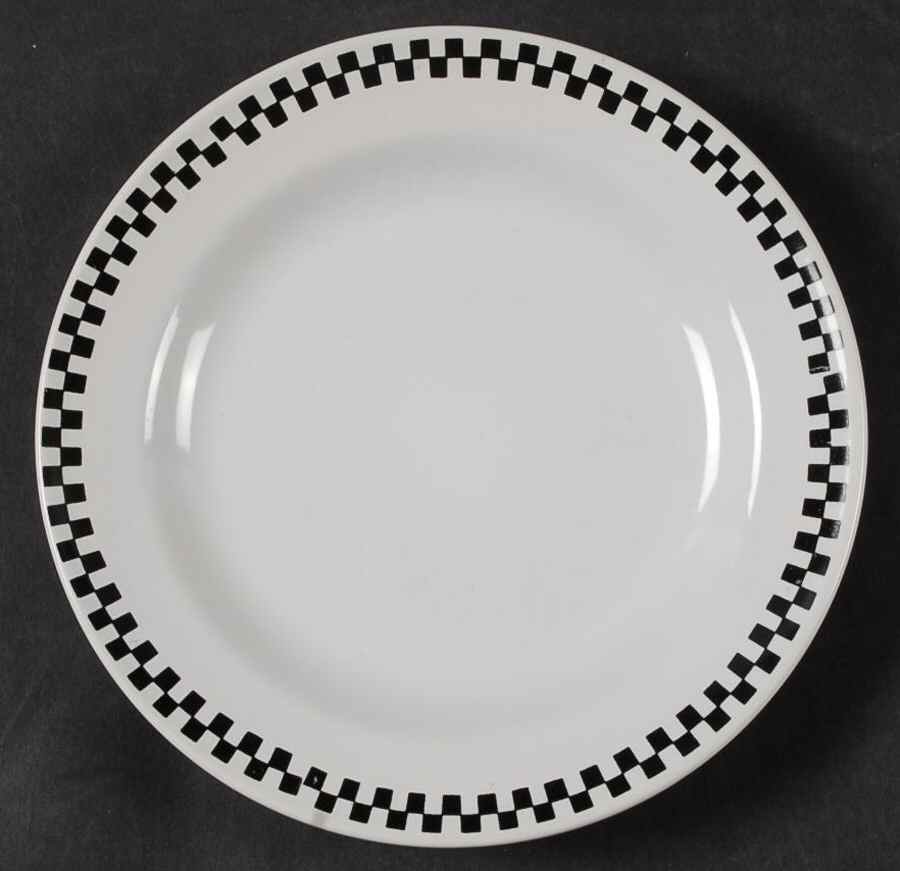 Checkers Bread & Butter Plate by Gibson Designs-1