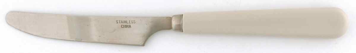 Christmas Holly (Green Stamp) Small Dinner Knife by Gibson Designs-1