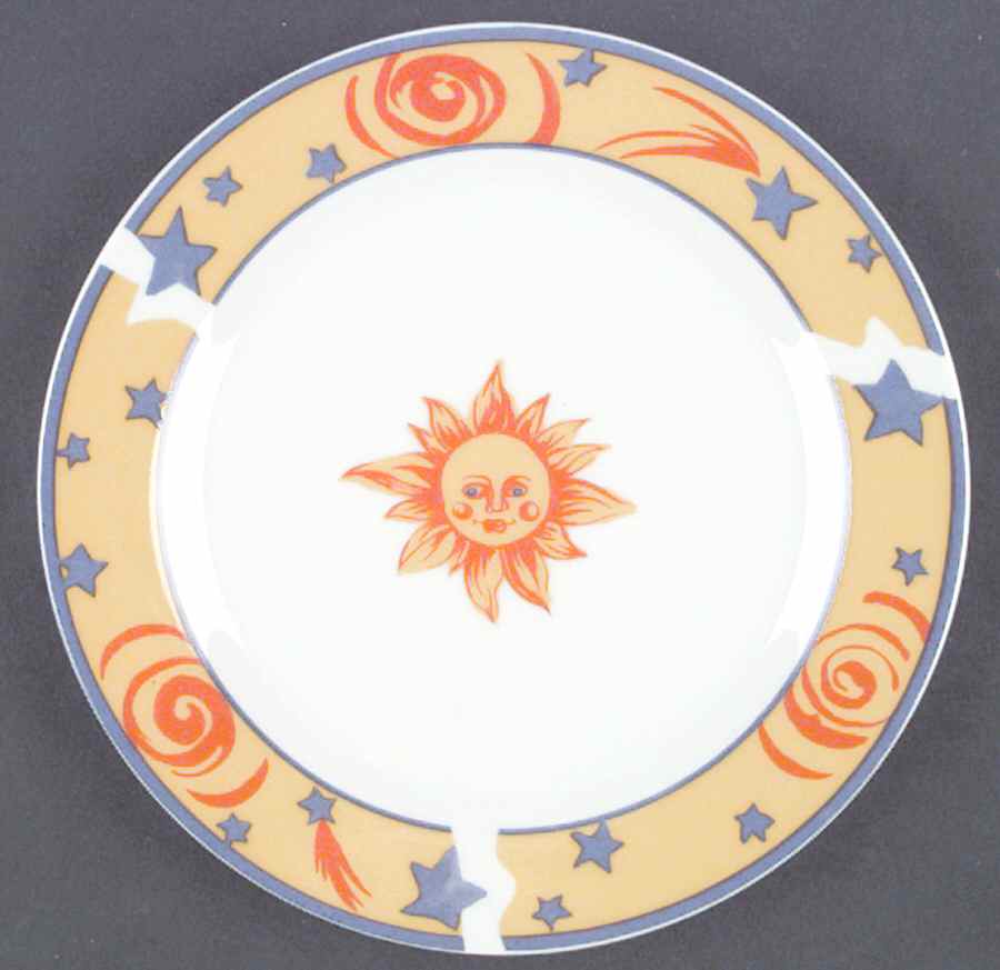 Cosmos Salad Plate by Gibson Designs-1