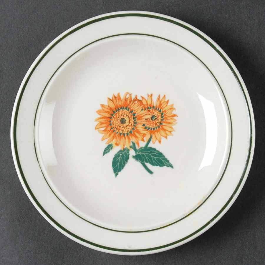 Cottage (White Body) Bread & Butter Plate by Gibson Designs-1