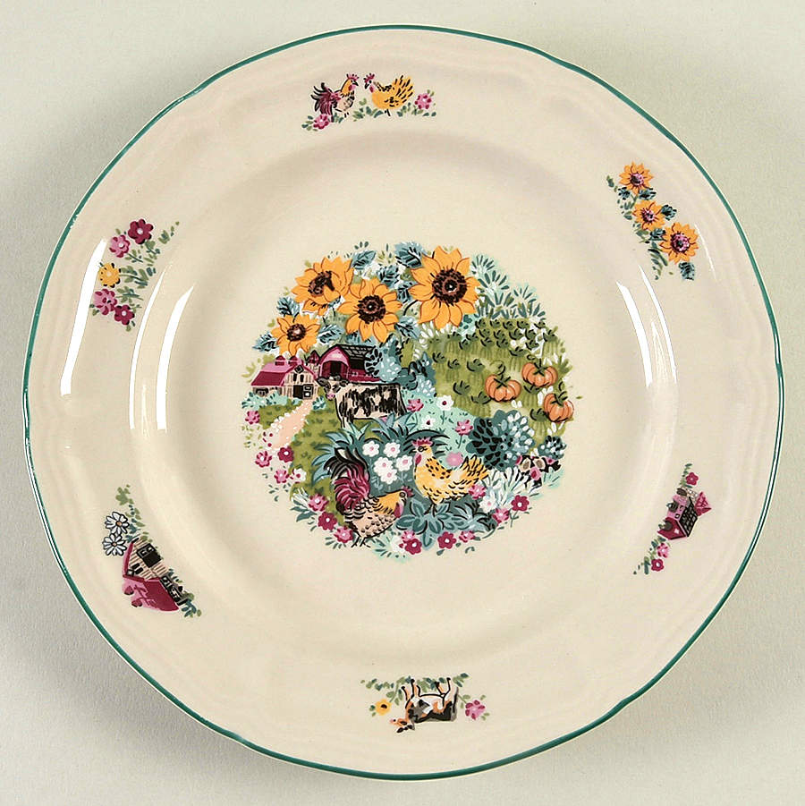 Fairhaven Salad Plate by Gibson Designs-1