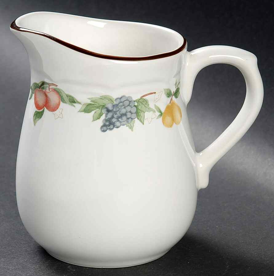 Festival (Brown Trim) Creamer by Gibson Designs-1