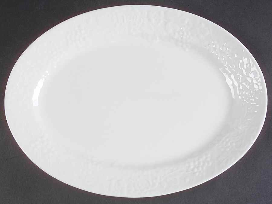 Four Seasons 13" Oval Serving Platter by Gibson Designs-1