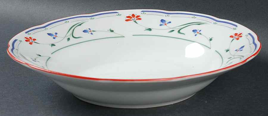Grace Large Rim Soup Bowl by Gibson Designs-1