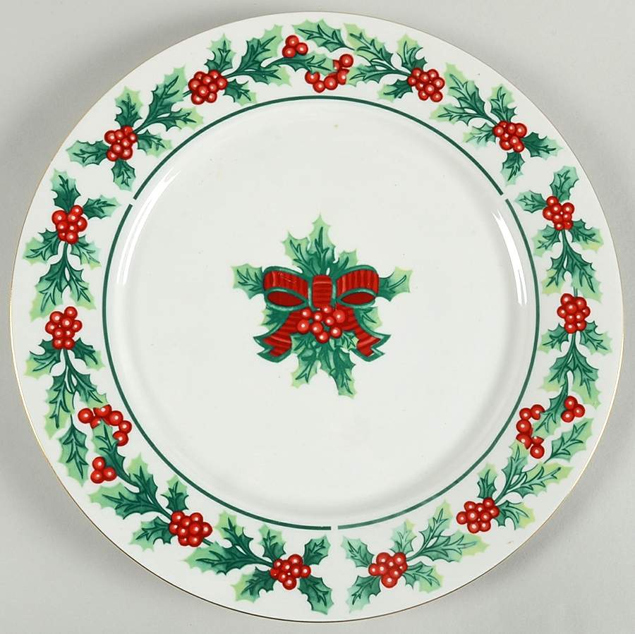 Christmas Greeting 12" Chop Plate (Round Platter) by Gibson Designs-1