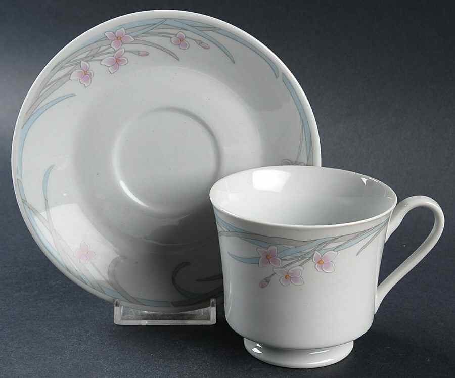 Fantasy Footed Cup & Saucer Set by Gibson Designs-1