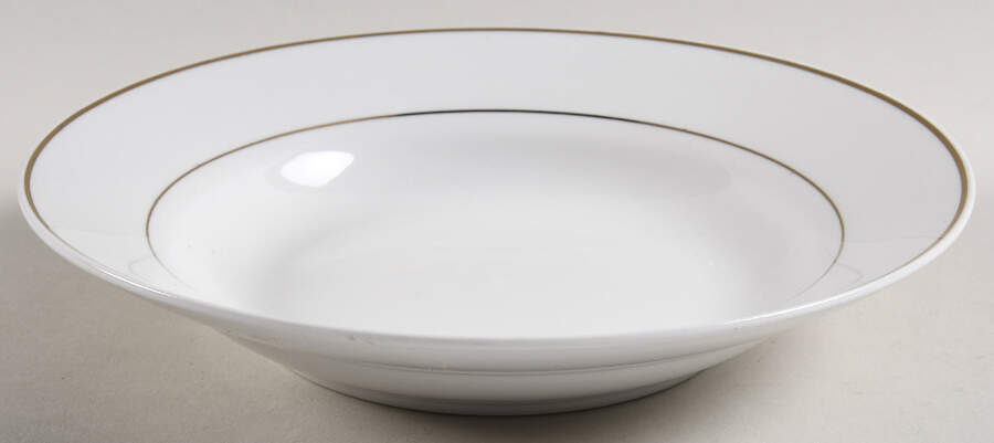 PREMIER GOLD Rim Soup Bowl by Gibson Designs-1