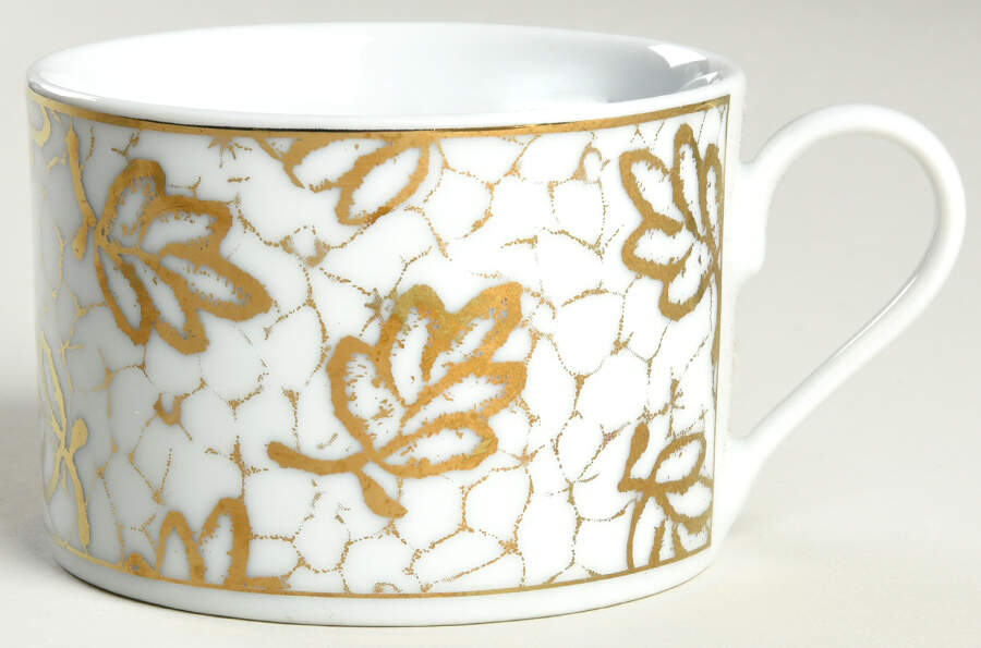 Gold Lace Flat Cup by Gabbay-1