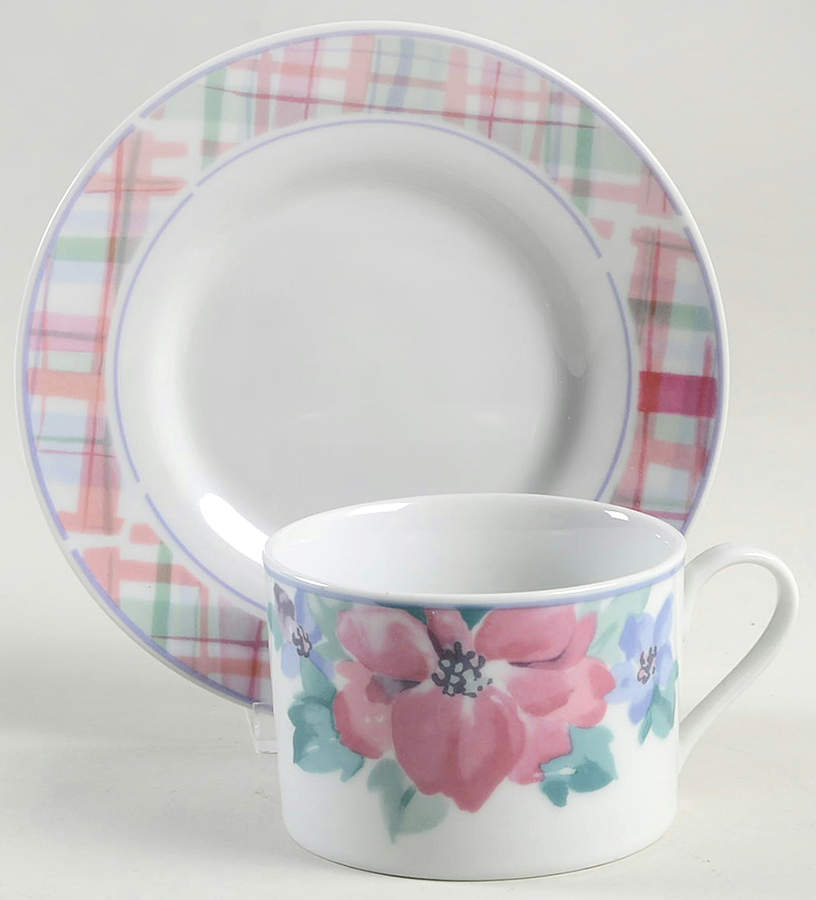 Gypsy Flat Cup & Saucer Set by Gibson Designs-1