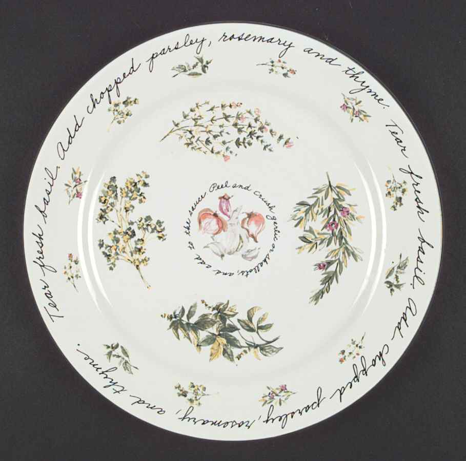 Herb Gardens Dinner Plate by Gibson Designs-1