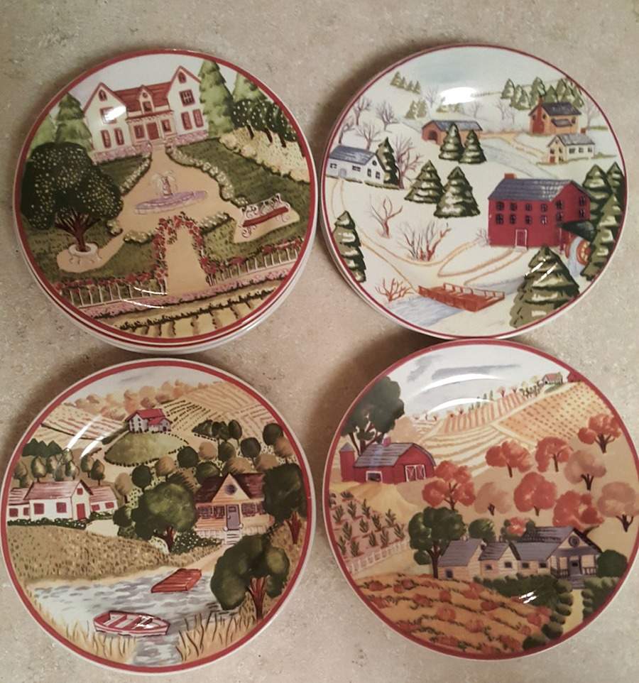 Hickory Haven Salad Plate by Gibson Designs-1