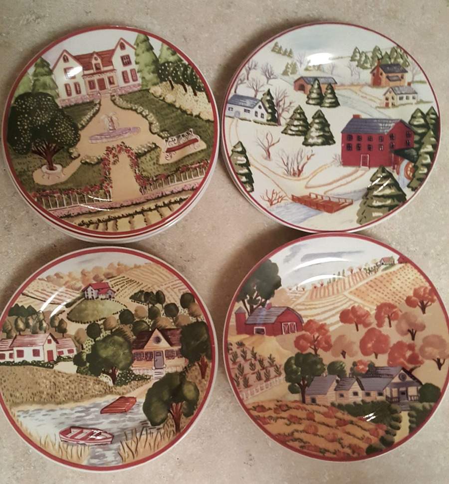 Hickory Haven Salad Plate by Gibson Designs-1