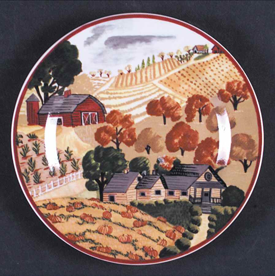 Hickory Haven Salad Plate by Gibson Designs-1