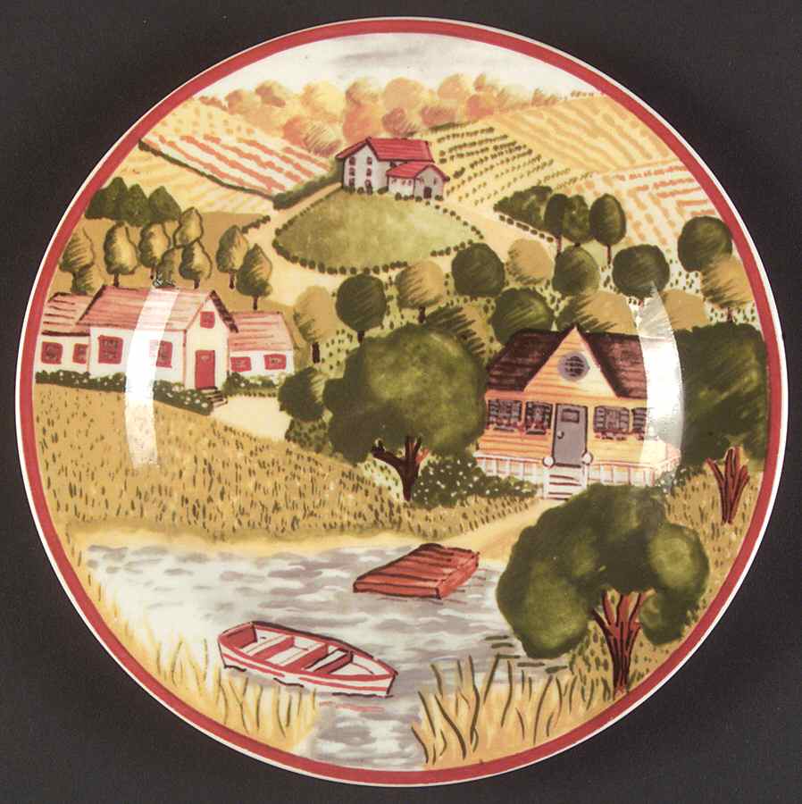 Hickory Haven Salad Plate by Gibson Designs-1