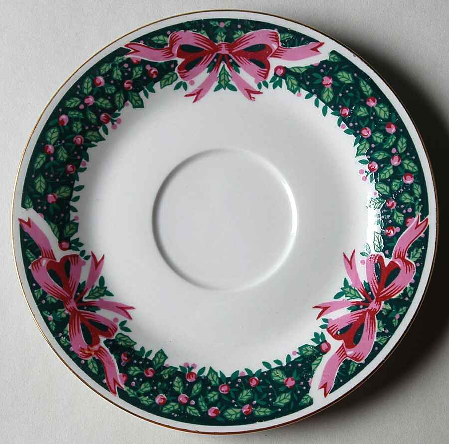 Holly Berries Saucer by Gibson Designs-1