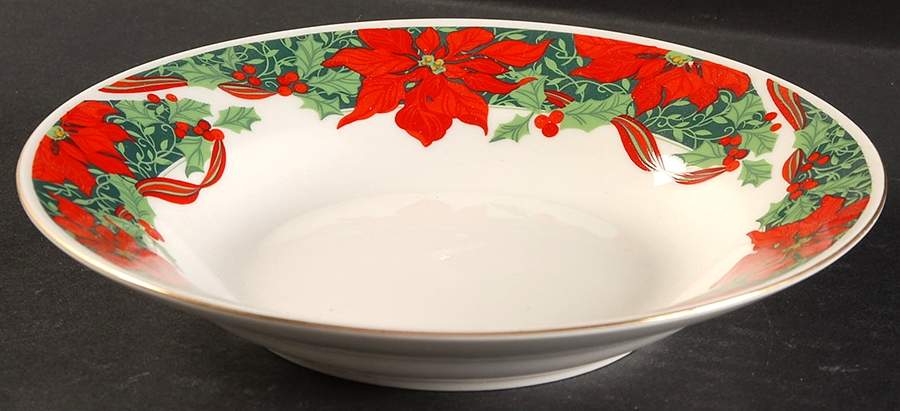 Holidays Rim Soup Bowl by Gibson Designs-1
