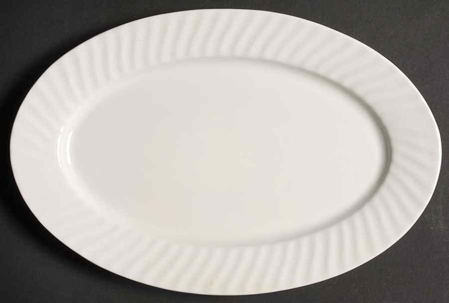 Sea Shell 12" Oval Serving Platter by Gibson Designs-1
