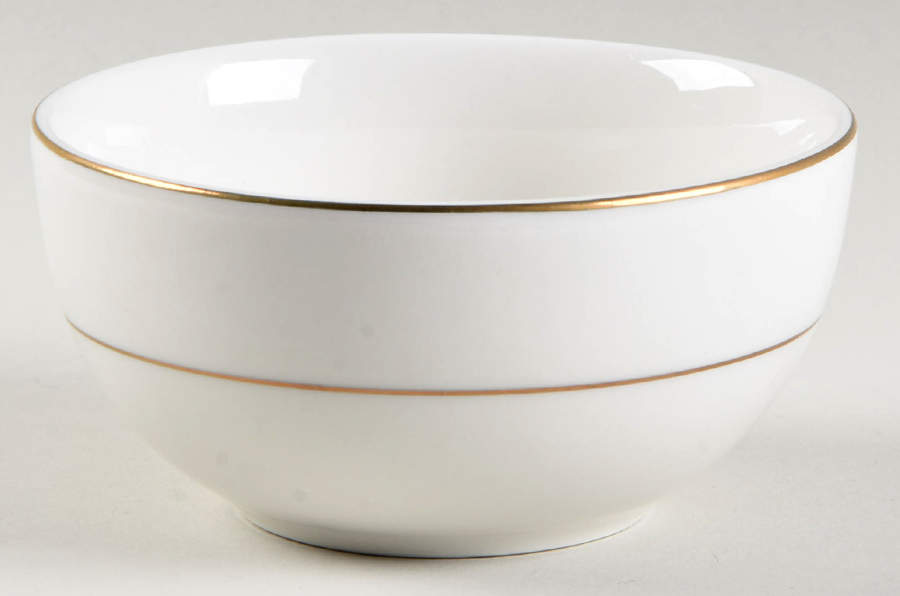Tuxedo Gold Fruit/Dessert (Sauce) Bowl by Gibson Designs-1
