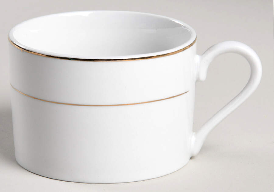 Tuxedo Gold Flat Cup by Gibson Designs-1