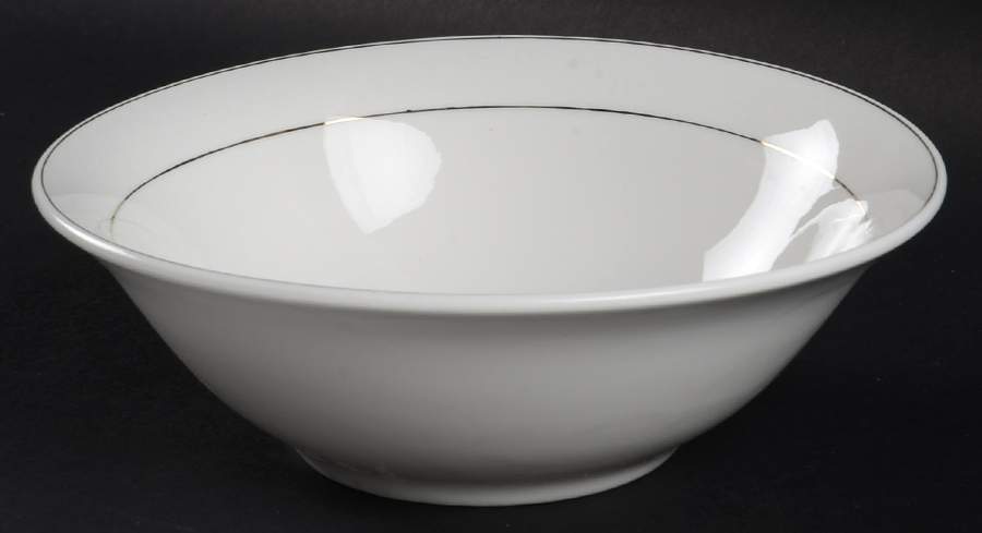 Tuxedo Gold Soup/Cereal Bowl by Gibson Designs-1