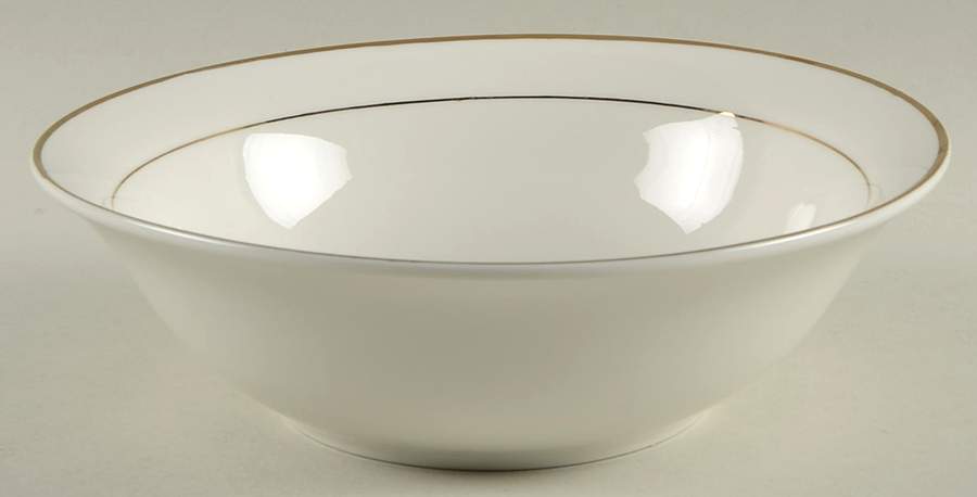 Tuxedo Gold 9" Round Vegetable Bowl by Gibson Designs-1