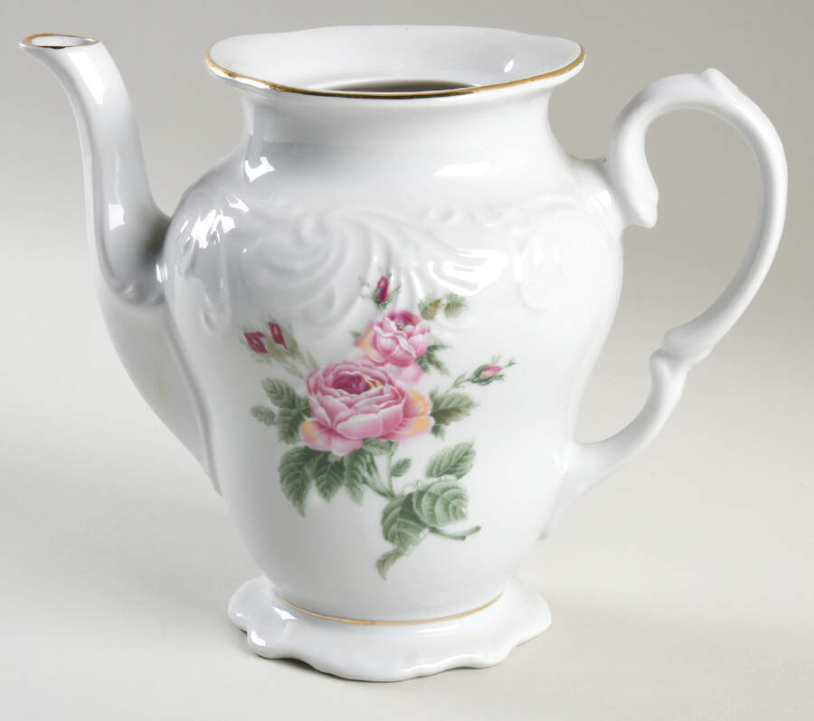 Victorian Rose Coffee Pot No Lid by Gibson Designs-1