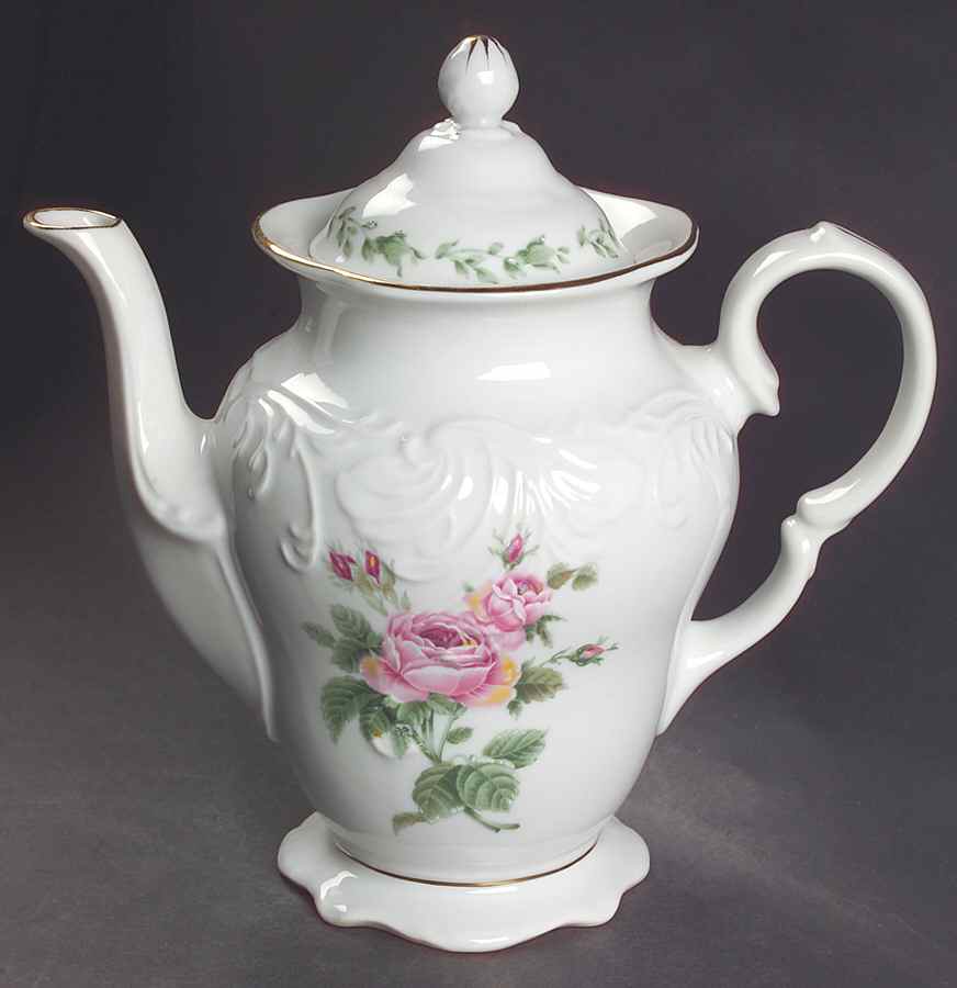 Victorian Rose Teapot & Lid by Gibson Designs-1