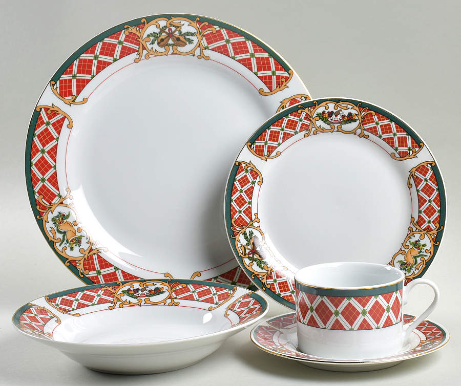 Windsor 5 Piece Place Setting by Gibson Designs-1